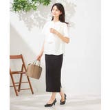 【洗える】ドビードットラッフルブラウス | a.v.v【WOMEN】 | 詳細画像15 