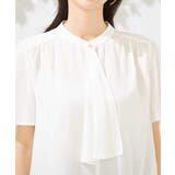 【洗える】ドビードットラッフルブラウス | a.v.v【WOMEN】 | 詳細画像19 