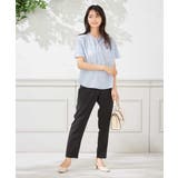 【洗える】ドビードットラッフルブラウス | a.v.v【WOMEN】 | 詳細画像4 