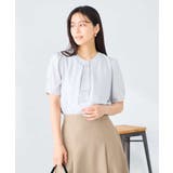 【洗える】チャーム付きボウタイブラウス | a.v.v【WOMEN】 | 詳細画像12 