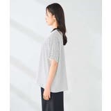 【洗える】スキッパージョーゼットブラウス | a.v.v【WOMEN】 | 詳細画像19
