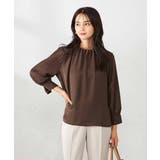 【マシンウォッシャブル】タックネックブラウス | a.v.v【WOMEN】 | 詳細画像9