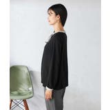 【洗える】バイカラーピンタックブラウス | a.v.v【WOMEN】 | 詳細画像17 