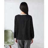 【洗える】バイカラーピンタックブラウス | a.v.v【WOMEN】 | 詳細画像18 