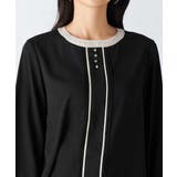 【洗える】バイカラーピンタックブラウス | a.v.v【WOMEN】 | 詳細画像19 