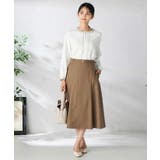 【洗える】バイカラーピンタックブラウス | a.v.v【WOMEN】 | 詳細画像4 