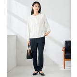 【洗える】バーチャームボウタイブラウス | a.v.v【WOMEN】 | 詳細画像12 