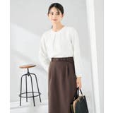 【洗える】バーチャームボウタイブラウス | a.v.v【WOMEN】 | 詳細画像16 