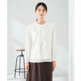 【洗える】バーチャームボウタイブラウス | a.v.v【WOMEN】 | 詳細画像23 