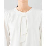 【洗える】バーチャームボウタイブラウス | a.v.v【WOMEN】 | 詳細画像26 