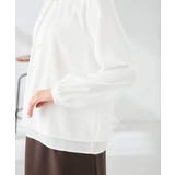 【洗える】バーチャームボウタイブラウス | a.v.v【WOMEN】 | 詳細画像31 