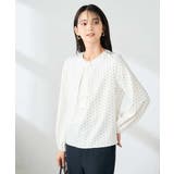 【洗える】バーチャームボウタイブラウス | a.v.v【WOMEN】 | 詳細画像8 