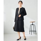 【洗える】プチハイネックギャザードビードットブラウス | a.v.v【WOMEN】 | 詳細画像12 