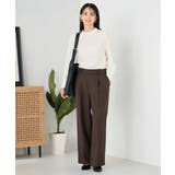 【洗える】プチハイネックギャザードビードットブラウス | a.v.v【WOMEN】 | 詳細画像19 