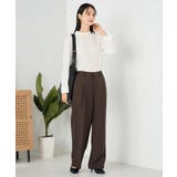 【洗える】プチハイネックギャザードビードットブラウス | a.v.v【WOMEN】 | 詳細画像21 