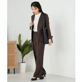 【洗える】プチハイネックギャザードビードットブラウス | a.v.v【WOMEN】 | 詳細画像28 