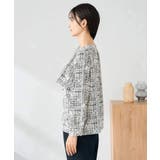 【洗える】プリントケープ風ブラウス | a.v.v【WOMEN】 | 詳細画像10