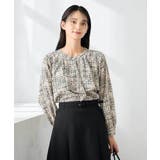 【洗える】プリントケープ風ブラウス | a.v.v【WOMEN】 | 詳細画像17