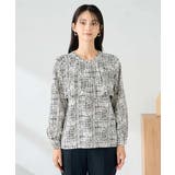 【洗える】プリントケープ風ブラウス | a.v.v【WOMEN】 | 詳細画像9