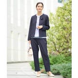 【洗える/イージーケア/ストレッチ】ダブルクロスキーネックジャケット | a.v.v【WOMEN】 | 詳細画像10 