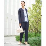 【洗える/イージーケア/ストレッチ】ダブルクロスキーネックジャケット | a.v.v【WOMEN】 | 詳細画像14 