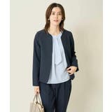 【洗える/イージーケア/ストレッチ】ダブルクロスキーネックジャケット | a.v.v【WOMEN】 | 詳細画像15 