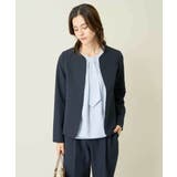 【洗える/イージーケア/ストレッチ】ダブルクロスキーネックジャケット | a.v.v【WOMEN】 | 詳細画像16 