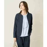 【洗える/イージーケア/ストレッチ】ダブルクロスキーネックジャケット | a.v.v【WOMEN】 | 詳細画像17 