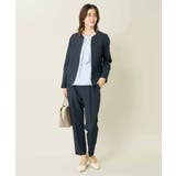 【洗える/イージーケア/ストレッチ】ダブルクロスキーネックジャケット | a.v.v【WOMEN】 | 詳細画像19 