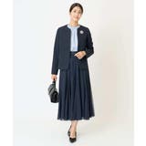 【洗える/イージーケア/ストレッチ】ダブルクロスキーネックジャケット | a.v.v【WOMEN】 | 詳細画像23 