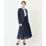 【洗える/イージーケア/ストレッチ】ダブルクロスキーネックジャケット | a.v.v【WOMEN】 | 詳細画像24 