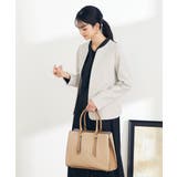 【洗える/イージーケア/ストレッチ】ダブルクロスキーネックジャケット | a.v.v【WOMEN】 | 詳細画像27 