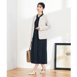 【洗える/イージーケア/ストレッチ】ダブルクロスキーネックジャケット | a.v.v【WOMEN】 | 詳細画像29 