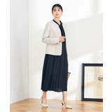 【洗える/イージーケア/ストレッチ】ダブルクロスキーネックジャケット | a.v.v【WOMEN】 | 詳細画像30 