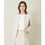 【洗える/イージーケア/ストレッチ】ダブルクロスキーネックジャケット | a.v.v【WOMEN】 | 詳細画像31 