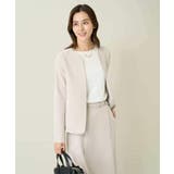 【洗える/イージーケア/ストレッチ】ダブルクロスキーネックジャケット | a.v.v【WOMEN】 | 詳細画像32 