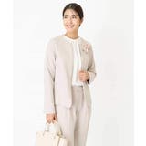 【洗える/イージーケア/ストレッチ】ダブルクロスキーネックジャケット | a.v.v【WOMEN】 | 詳細画像42 