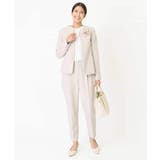 【洗える/イージーケア/ストレッチ】ダブルクロスキーネックジャケット | a.v.v【WOMEN】 | 詳細画像43 