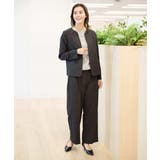 【洗える/イージーケア/ストレッチ】ダブルクロスキーネックジャケット | a.v.v【WOMEN】 | 詳細画像50 