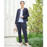 【洗える/イージーケア/ストレッチ】ダブルクロスキーネックジャケット | a.v.v【WOMEN】 | 詳細画像7 