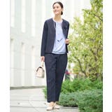 【洗える/イージーケア/ストレッチ】ダブルクロスキーネックジャケット | a.v.v【WOMEN】 | 詳細画像8 