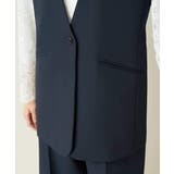 【洗える/イージーケア/ストレッチ】ダブルクロスVネックジレ | a.v.v【WOMEN】 | 詳細画像16 