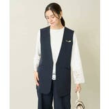 【洗える/イージーケア/ストレッチ】ダブルクロスVネックジレ | a.v.v【WOMEN】 | 詳細画像22 