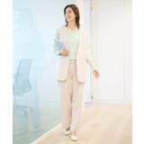 【洗える/イージーケア/ストレッチ】ダブルクロスVネックジレ | a.v.v【WOMEN】 | 詳細画像32 