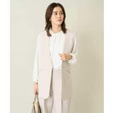 【洗える/イージーケア/ストレッチ】ダブルクロスVネックジレ | a.v.v【WOMEN】 | 詳細画像34 