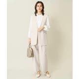 【洗える/イージーケア/ストレッチ】ダブルクロスVネックジレ | a.v.v【WOMEN】 | 詳細画像37 