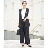 【洗える/イージーケア/ストレッチ】ダブルクロスVネックジレ | a.v.v【WOMEN】 | 詳細画像4 