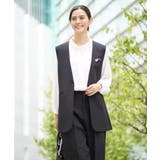 【洗える/イージーケア/ストレッチ】ダブルクロスVネックジレ | a.v.v【WOMEN】 | 詳細画像40 