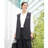 【洗える/イージーケア/ストレッチ】ダブルクロスVネックジレ | a.v.v【WOMEN】 | 詳細画像41 