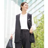 【洗える/イージーケア/ストレッチ】ダブルクロスVネックジレ | a.v.v【WOMEN】 | 詳細画像43 